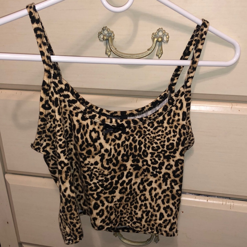 Cheetah print top